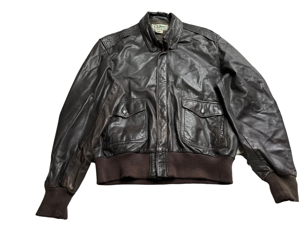 Bomber/Harrington Leather 1980s Vintage Outerwear Coats Bomber/Harrington Leather 1980s Vintage Outerwear Coats