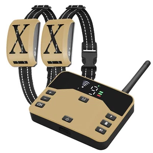 Wireless Dog Fence for 1/2 Dogs Electric Dog Fence System Training Shock Collar - Picture 1 of 26