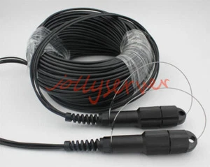 50M Lc-Lc Sm 4 Strand Armored Feld TPU Optik Patch Kabel Wasserdicht Kopf - Afbeelding 1 van 1