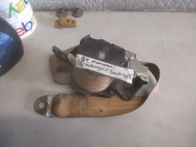 CINTURÓN DE SEGURIDAD PASAJERO MASCULINO Chrysler Maserati TC 89 90 91 Foto 1 de 3