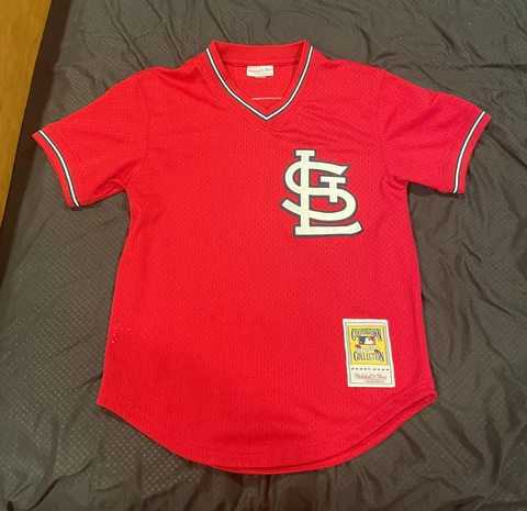 Ozzie Smith St Louis Cardinals jersey size small 36 MITCHELL & NESS cooperstown Cover