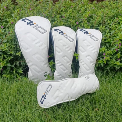 New  Qi10 White Golf Club Head Cover Wooden Club Cover Hybrid Cover 135UT Set - Image 1 of 4