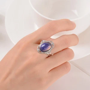 Kids Adult Temperature Color Changing Mood Ring Fashion Jewelry Exquisite^ - Picture 1 of 9
