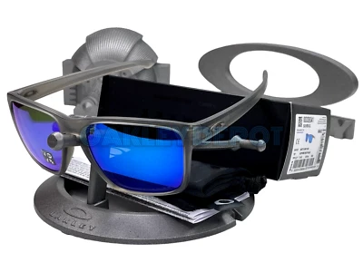 ✅🕶️ OAKLEY SLIVER XL 009341 MATTE GREY INK/SAPPHIRE POLARIZED SUNGLASSES (133) - Image 1 of 4