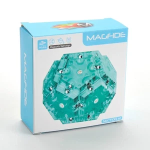 Magnetic Fidget Sphere 12 Piece Pentagon Desk Toy - Picture 1 of 11