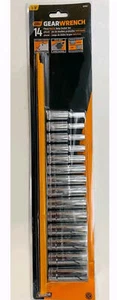 GearWrench 14 Pc. Metric 12 Pt. Deep Socket Set 3/8" DRIVE - Picture 1 of 5