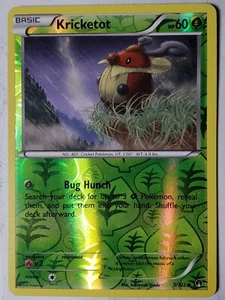 Tarjeta Pokémon REVERSE HOLO Kricketot 5/122 VLP - XY Breakpoint - Sumiyoshi Kizuki - Imagen 1 de 2