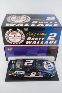RUSTY WALLACE 2000 MILLER LITE 10TH ANNIVERSARY 1/24 ACTION 1/6,000 Model - Picture 1 of 7