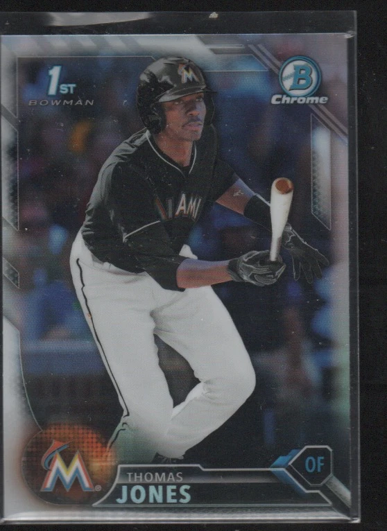 THOMAS JONES  2016 BOWMAN CHROME DRAFT REFRACTOR CARD #BDC-2 - Image 1 of 1