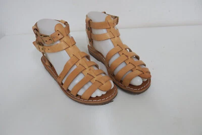 Ananias Riemchen Ledersandalen - Römer griechische Sandalen  - Gr. 35  Braun *7* - Bild 1 von 4