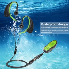 Waterproof 8Gb Mp3 Music Player + 3.5mm Earphone for Underwater Sports Swim Run