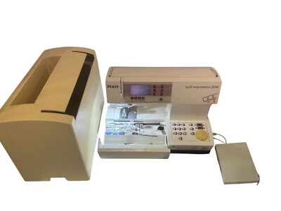 Pfaff Quilt Expression 2046  Nähmaschine mit IDT  , Koffer und Zubehör - Bild 1 von 4