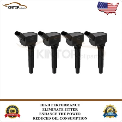 4 Ignition Coils Pack For 2018-2019 Volkswagen Tiguan Passat Atlas 2.0L l4 - Image 1 of 4