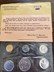 1960 United States Mint Proof Set Small Date - Picture 1 of 13