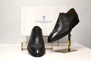 Nuevo con etiquetas Sutor Mantellassi Cuero Hombres Zapatos de vestir Oxford Cilantro 11 EE. UU. 44 UE M3 - Imagen 1 de 4