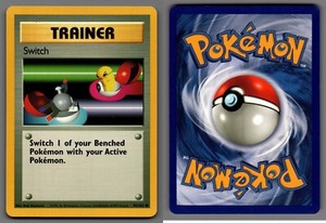 1999 Pokemon, Base Set, #95/102 Switch, Common