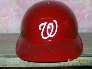 FRANK HOWARD SIGNED T/B WASHINGTON SENATORS F/S BATTING HELMET RIP! - Picture 1 of 2