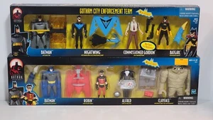 2 New Batman Adventures Gotham City Enforcement Team & Batman 4 Pack Box Hasbro - Picture 1 of 6