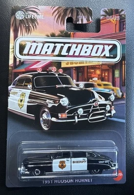 New 2025 Matchbox 1951 Hudson Hornet Sheriff Police Car - Ships Fast!! - Image 1 of 2