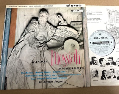 SAX 2365 Handel Messiah (highlights) Sargent RLPO B/S - Image 1 of 2