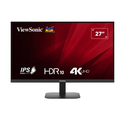 Viewsonic VA2708-4K-HD 27" IPS 4K HDMI Displayport Monitor Black - VA2708-4K-HD - Image 1 of 4
