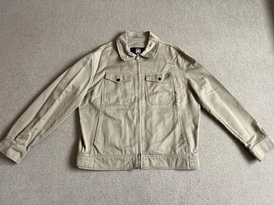 Chaqueta Victorinox Swiss Army Para Hombre L Beige Utilidad Cremallera Frontal Viaje Algodón Foto 1 de 4
