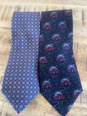 2 gravatas masculinas Liberty of London MUSIC GEOM. 55 x 3,5 pol - Imagem 1 de 4