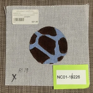 Handpainted Needlepoint Canvas | Giraffe PrintInsert | **Must Read Description** - Picture 1 of 2