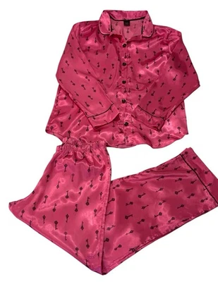 Apt 9 Intimates Pink Key Pajama Set Sz Large - Image 1 of 4