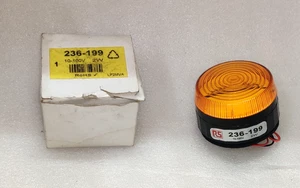 RS Pro 2W Miniatura Xenon Ambra Faro Lampeggiante 236-199 π - Foto 1 di 7