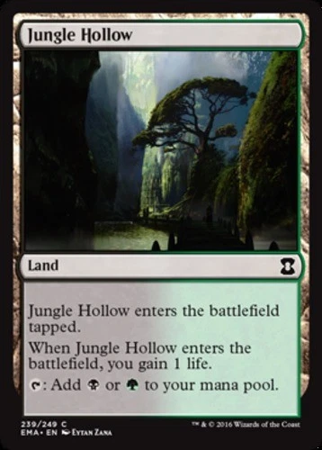 Jungle Hollow - Eternal Masters #239/249 MTG Magic The Gathering - Image 1 of 1