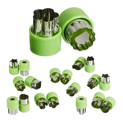 Ausstechformen klein Mini Ausstecher Set 20 Stück Edelstahl Gemüse Ausstecher - Bild 1 von 4