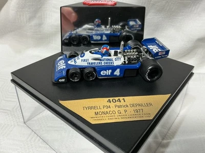QUARZO F1 1977 - TYRRELL P34 - PATRICK DEPAILLER - MODELLINO AUTO SCALA 1:43 4041 - Immagine 1 di 4