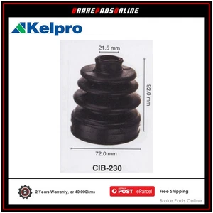 For DAEWOO Cielo 9/95-6/98 4CYL 1.5L Inner CV Boot Kit-Outer LH RH-Front CIB-230 - Picture 1 of 2