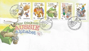 AUSTRALIA - 2016 FAIR DINKUM AUSSIE ALPHABET FIRST DAY COVER - A-C-L-B-T - Picture 1 of 1