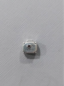 Genuine Pandora Limited Edition 2013 Airline Exclusive I LOVE TO TRAVEL Charm - Picture 1 of 3