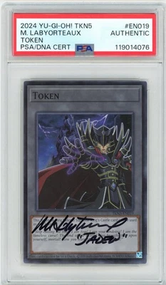 PSA Matthew Labyorteaux Yu-Gi-Oh! SUDA Token - Supreme King Jaden - TKN5-EN019 - Image 1 of 2