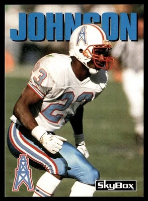 1992 SkyBox Impact Richard Johnson Houston Oilers #151 - Image 1 of 2