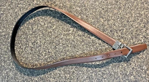 Polo Ralph Lauren Uomo Cintura Abito Reversibile Grande Nero Marrone Pelle Casual - Foto 1 di 10