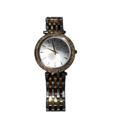 Michael Kors Women's Darci Two-Tone Watch Silver Dial Crystal Bezel MK3203 - image 1 of 4