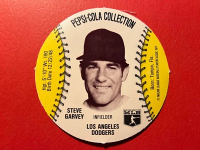 1977 Pepsi Disc - STEVE GARVEY - Image 1 of 2