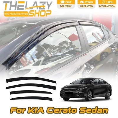 Luxury Weather shields Weathershields for KIA BD Cerato Sedan 2018+ Sun Visors - image 1 of 4