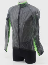 New! Assos Men's Mille GT Clima Cycling Jacket Size Medium Black Series / Green