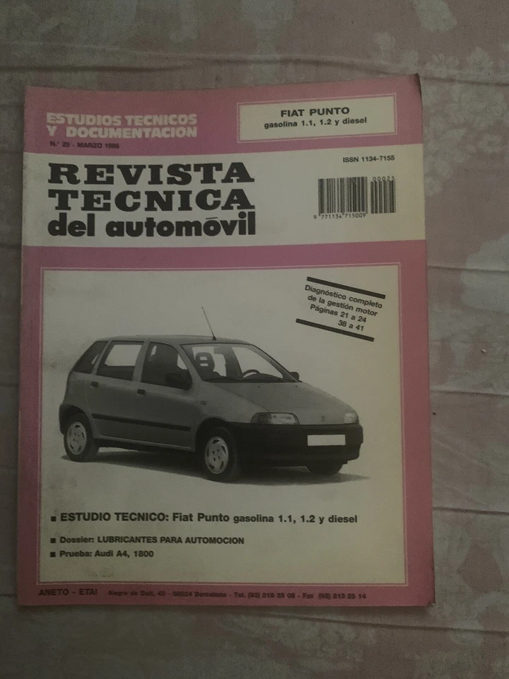 Manual De Taller Fiat punto MK1 Gasolina Y Diésel - Imagen 1 de 1
