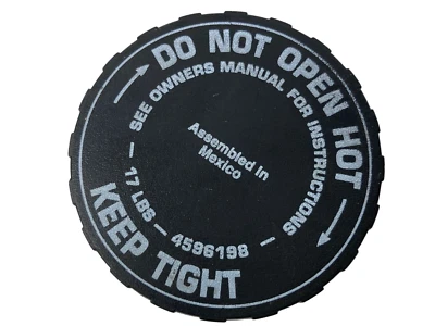 2006-2022 Chrysler 300 Engine Radiator Coolant Reservoir Tank Cap Lid - Imagem 1 de 4