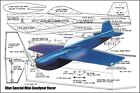 AMI Model Airplane Plans (UC): OHM SPECIAL 22½" 1/12 Scale Mini-Goodyear 1.5cc