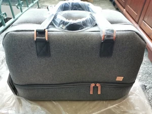 Barbara und Titan Weekender Reisetasche Handgepäck Freizeit Urlaub Farbe Grau - Bild 1 von 6