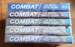 Combat The Complete Series Collection Vic Morrow, Rick Jason 40 DVD Box Set NEW - Foto 1 di 2