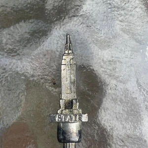 Decorative Collectible WAPW New York Silver Plated 4.75" Spoon Empire State Bldg - Picture 1 of 13