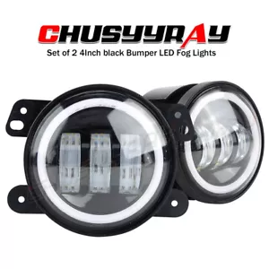Clear Lens Fit For Dodge Challenger Charger Bumper Driving Fog Light Lamps - Picture 1 of 14